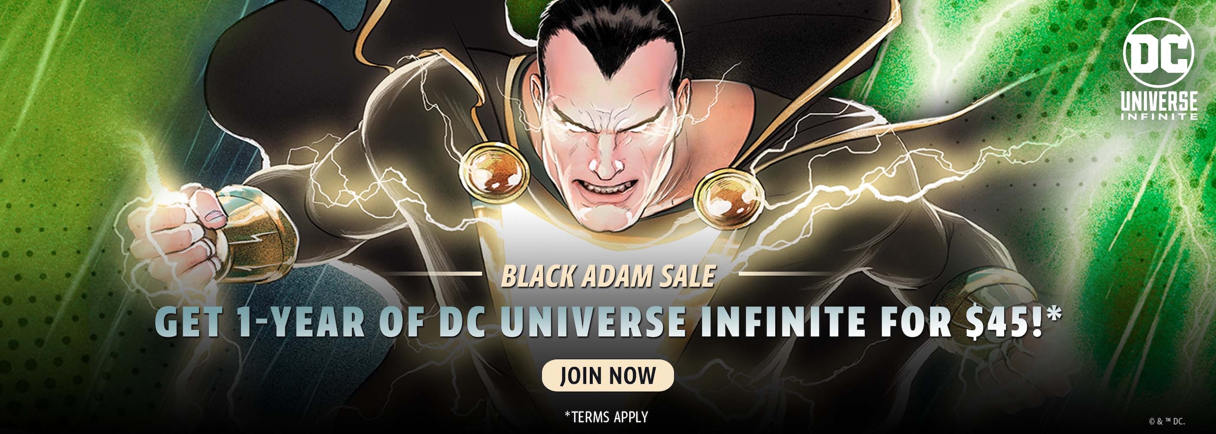 DC UNIVERSE INFINITE BLACK ADAM SALE