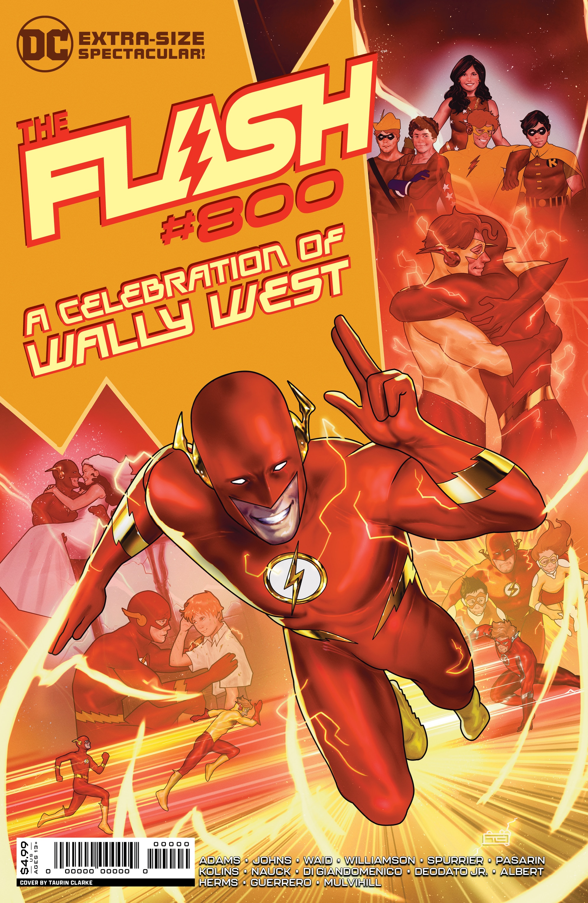 Flash #800 Main Cover By Taurin Clarke