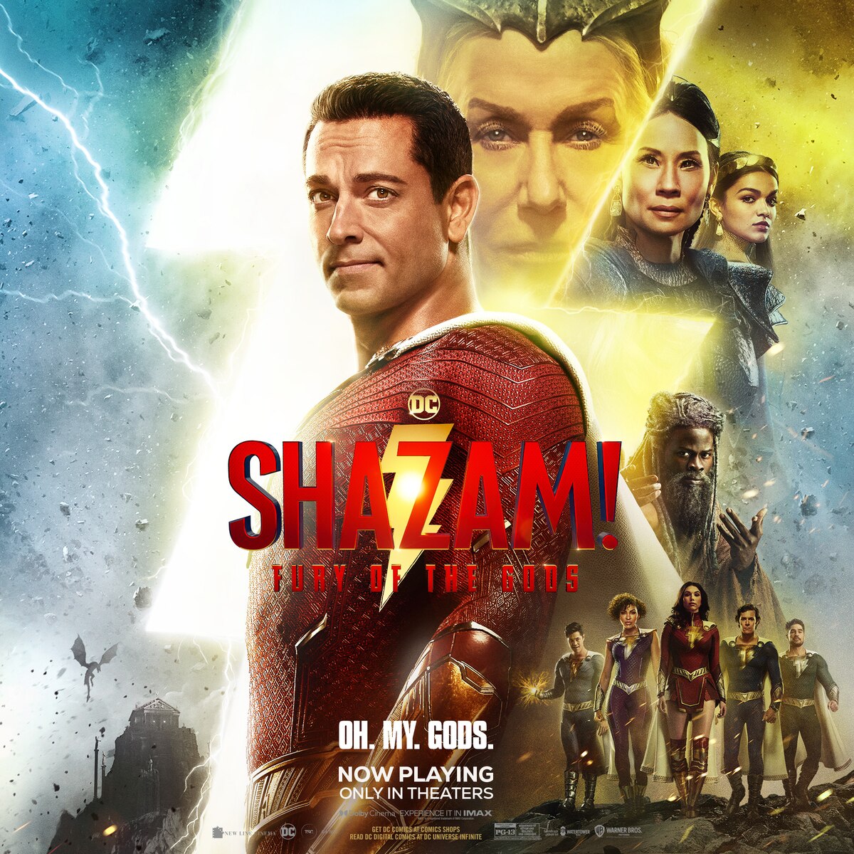 Shazam! Fury of the Gods - now playing only in theaters!