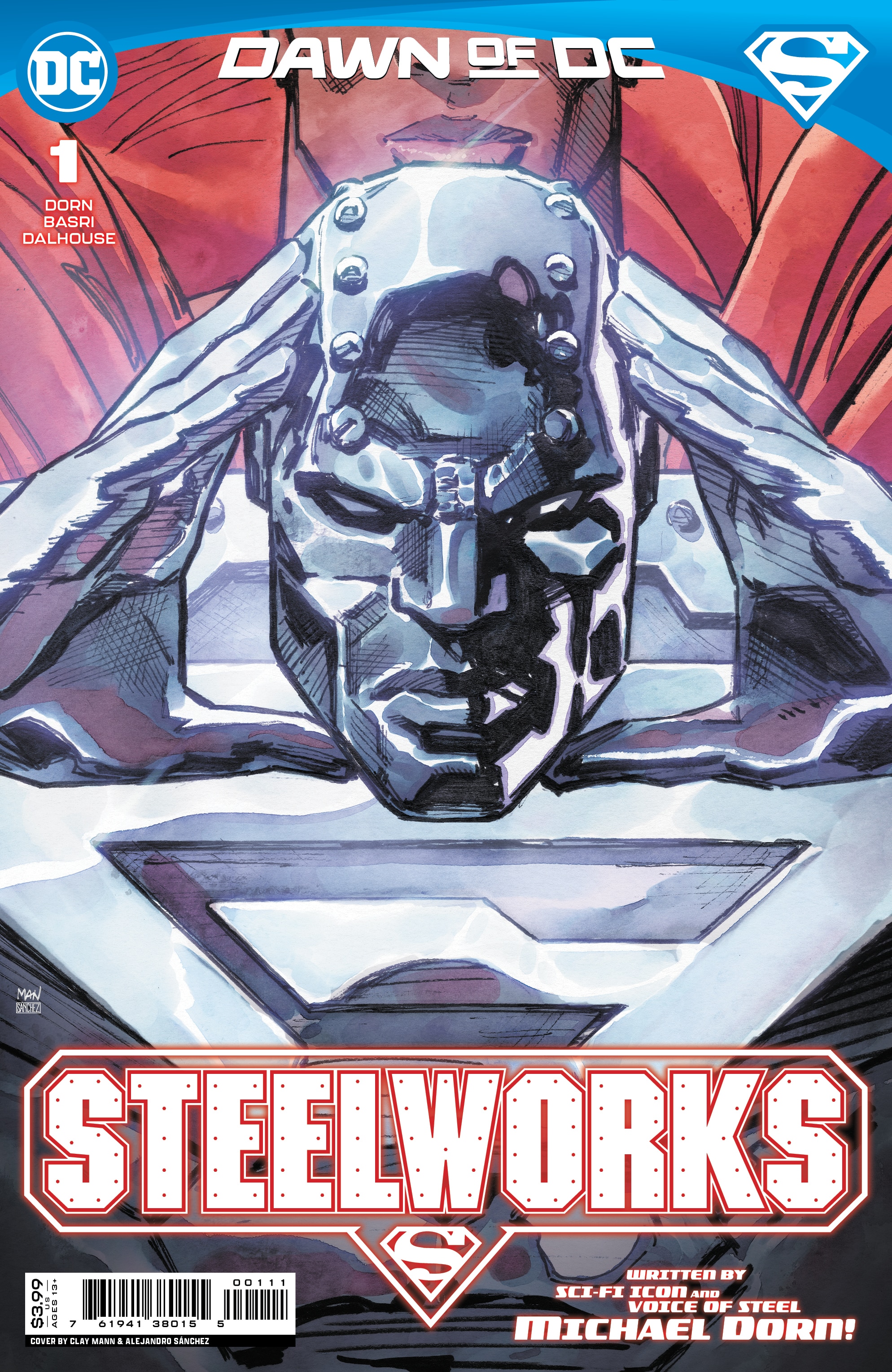 Steelworks #1 Main Cover by Clay Mann