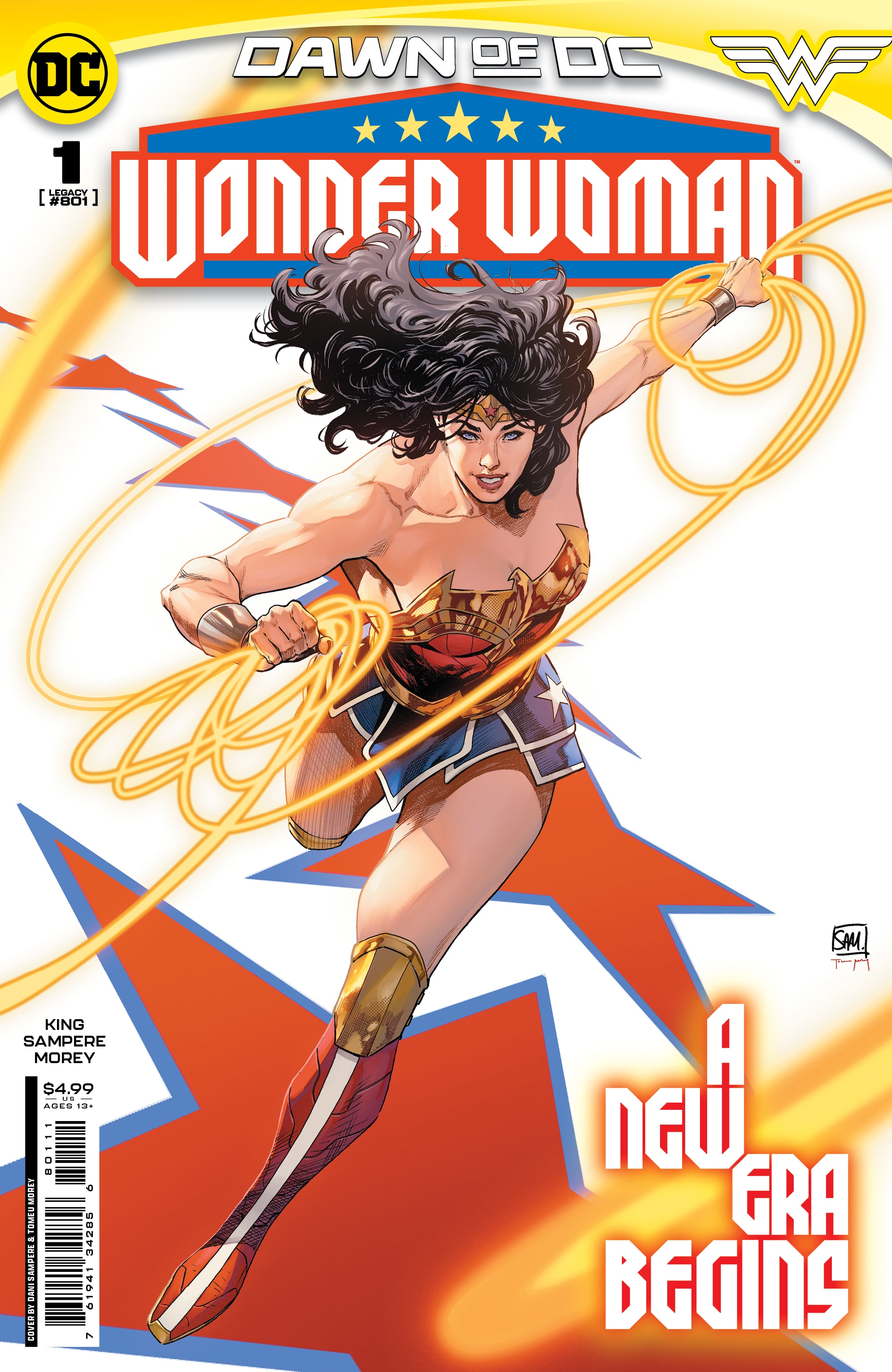 Wonder Woman #1 Main Cover and Interior Artwork by Daniel Sampere