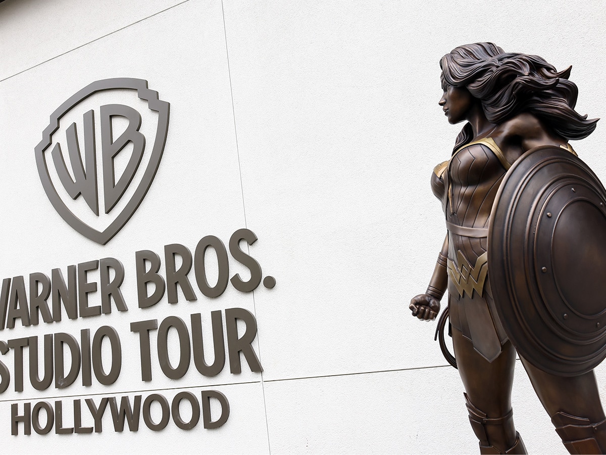 DC, Visit Burbank and Warner Bros. Discovery Unveil Wonder Woman Statue