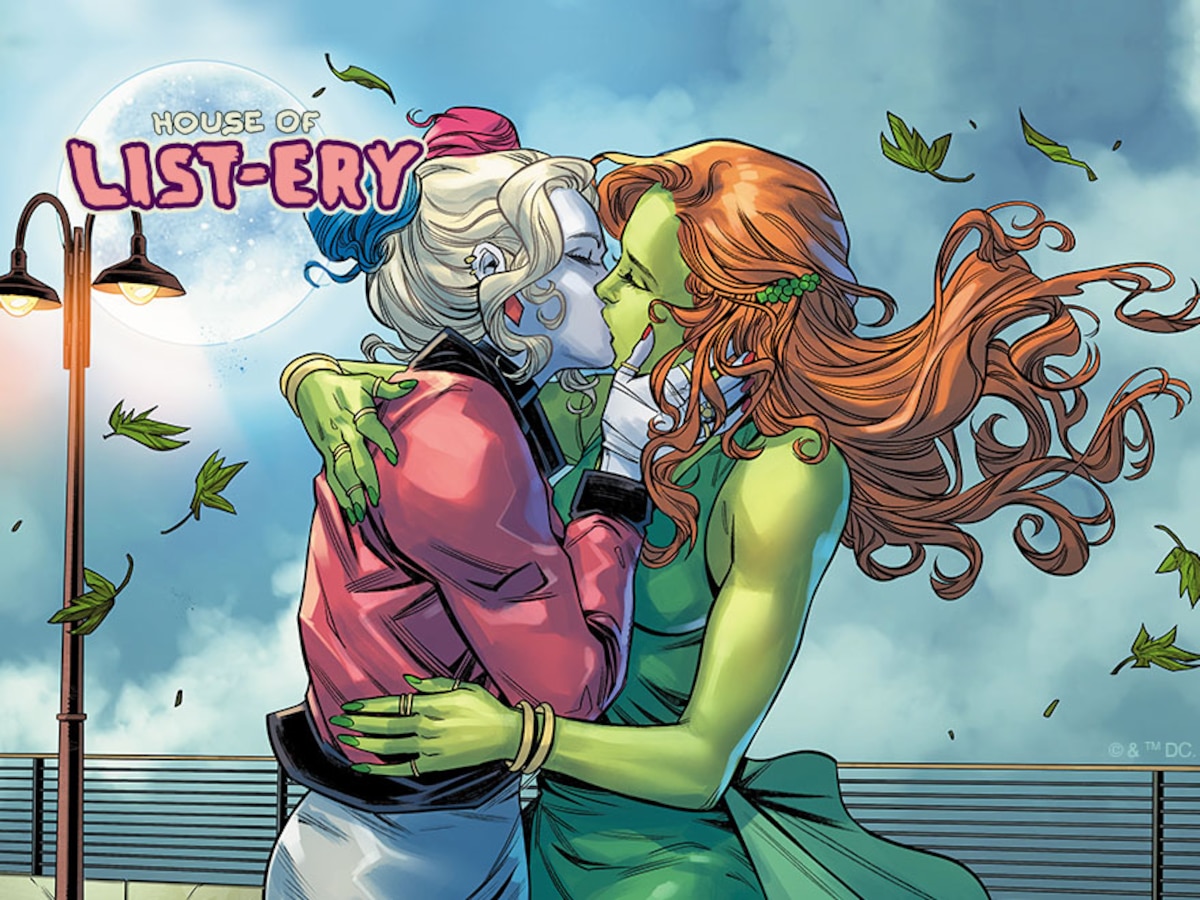 Every Time Harley Quinn and Poison Ivy Have Kissed...So Far