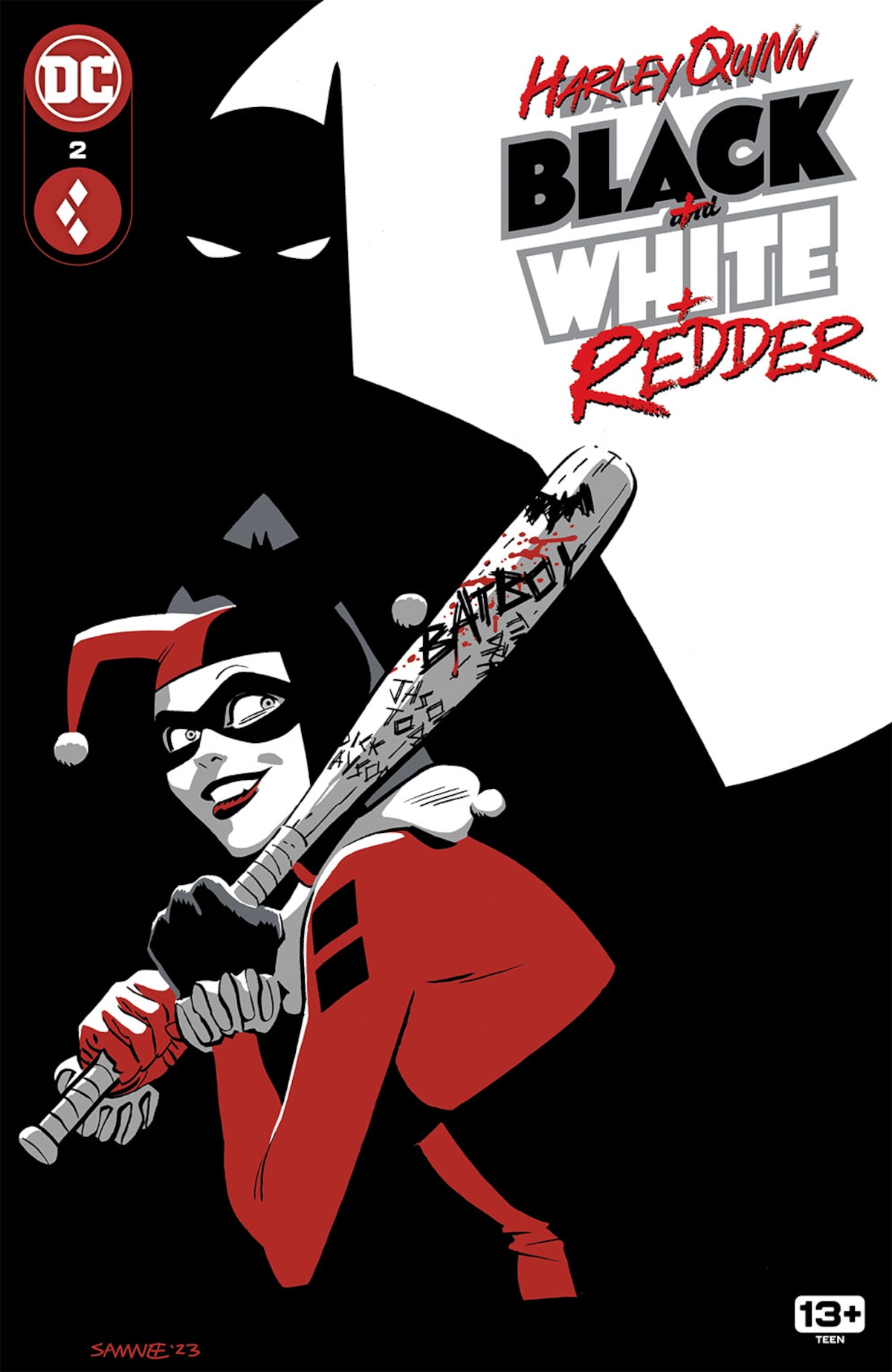 HARLEY QUINN: BLACK + WHITE + REDDER #2
