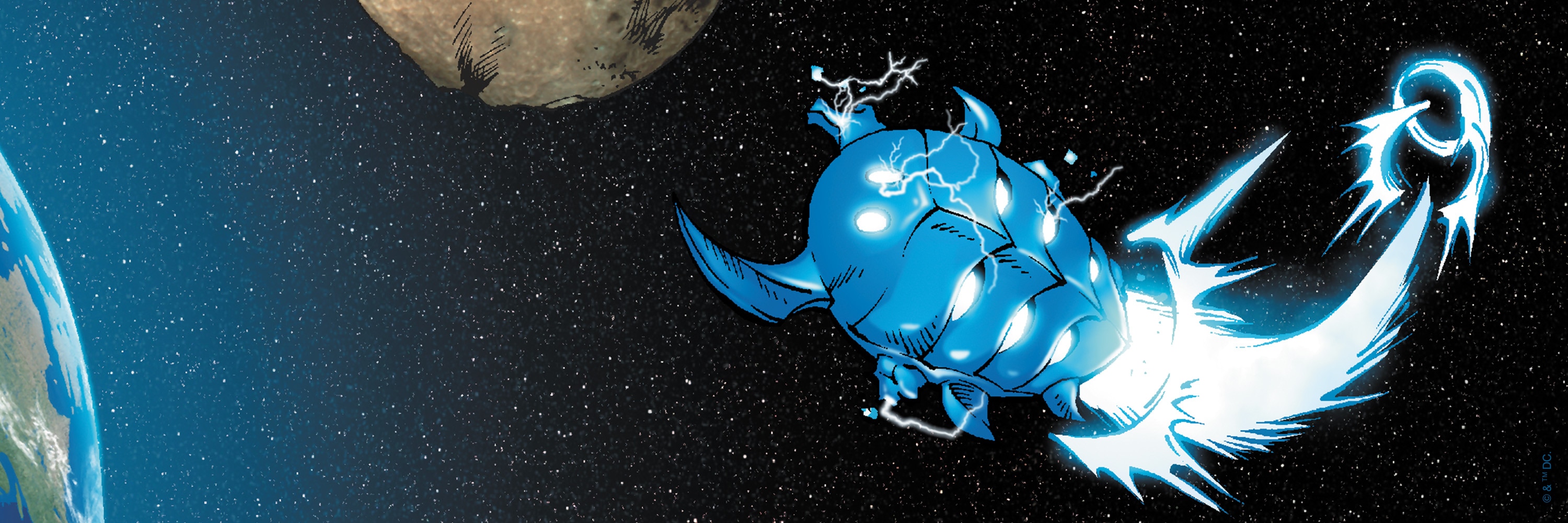 Watch DC's 'Blue Beetle' blast into space in epic 1st…