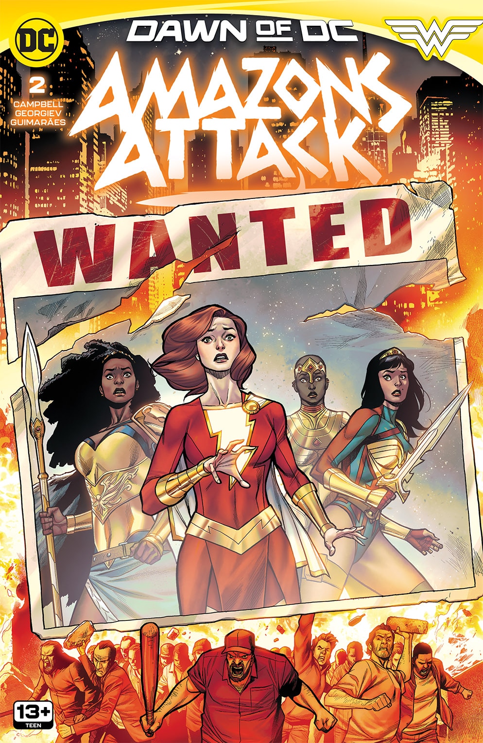 アメコミ・英語　WONDER WOMAN:AMAZONS ATTACK! 71Y7Q9Xph9L._UF1000,1000_QL80_.jpg