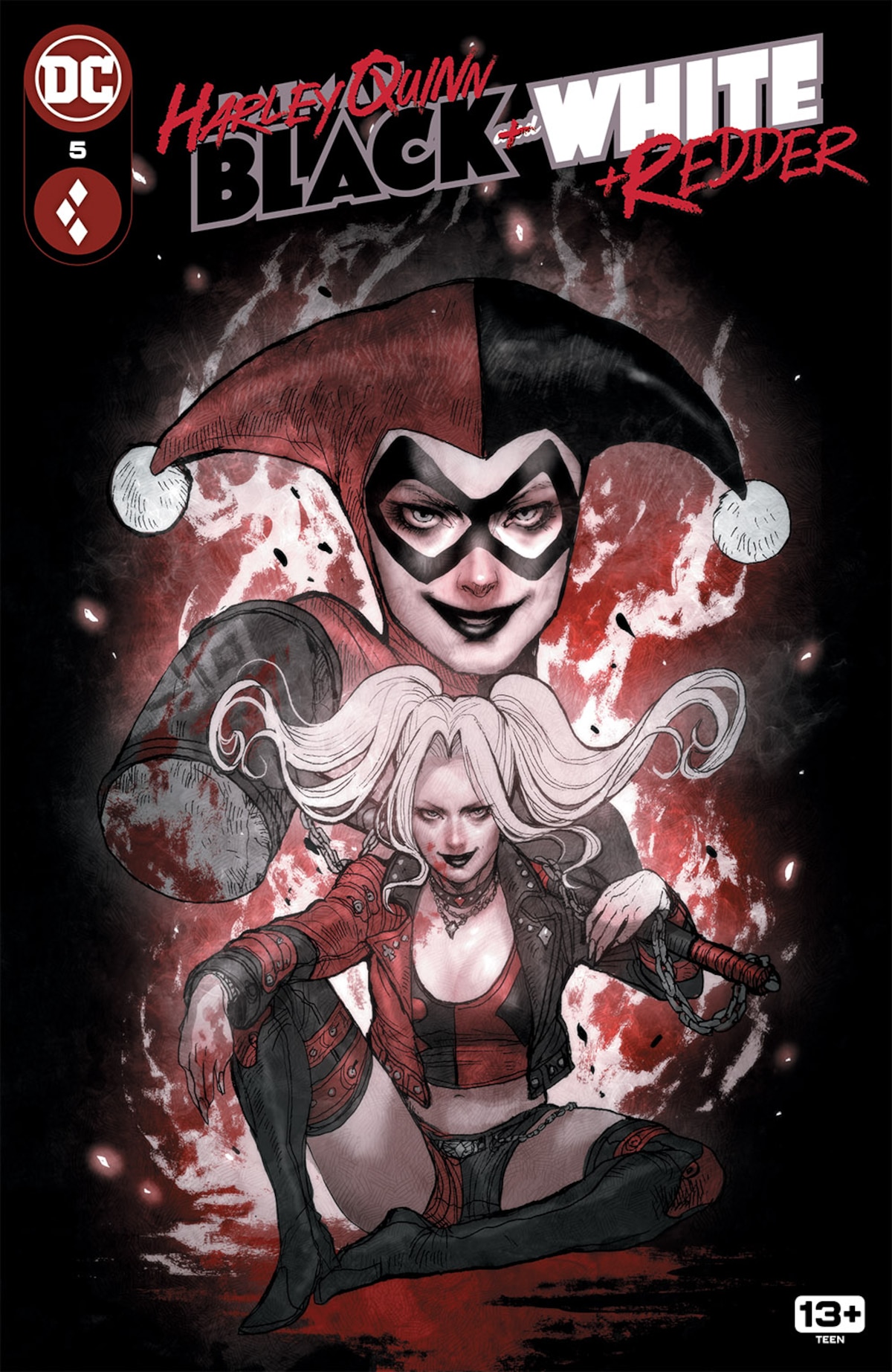 HARLEY QUINN: BLACK + WHITE + REDDER #5