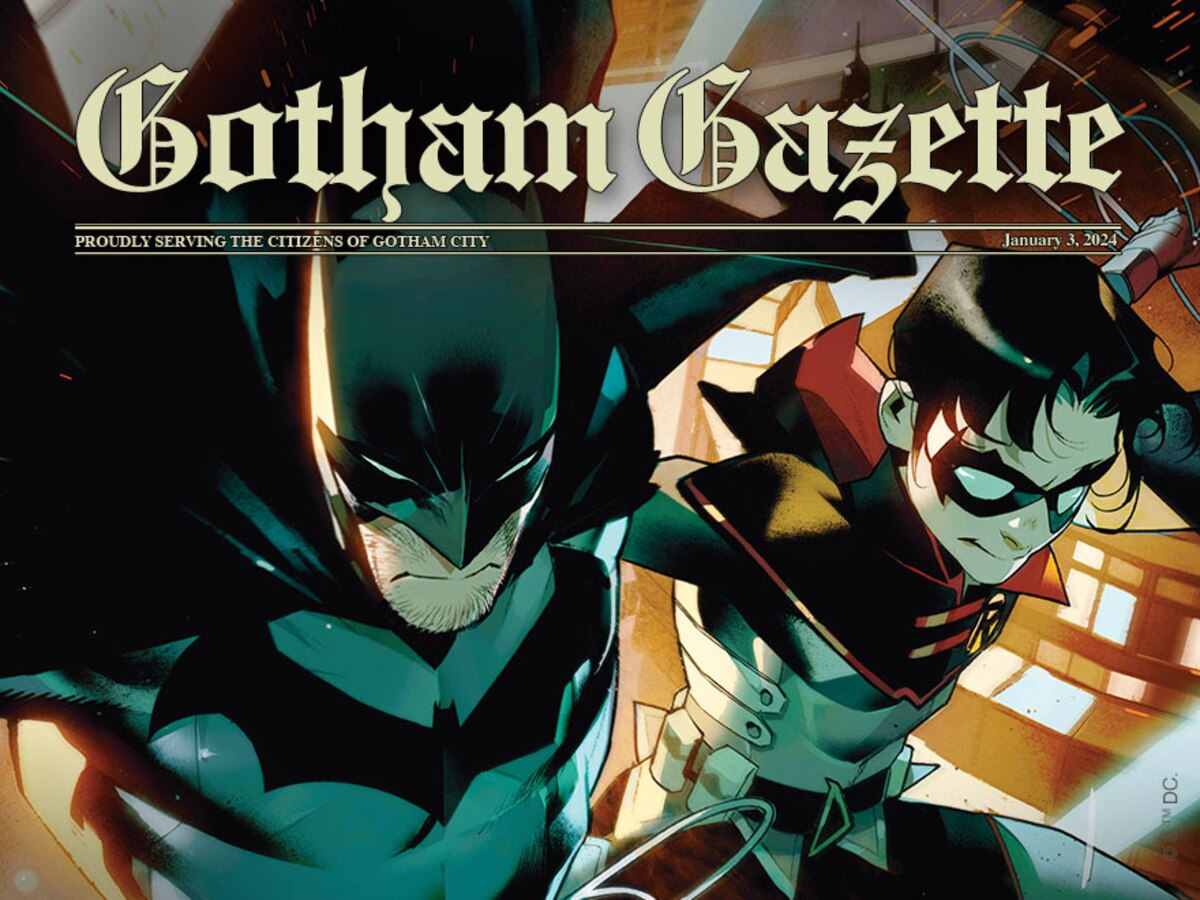 What Would Batman Write in His End-of-Year Newsletter?