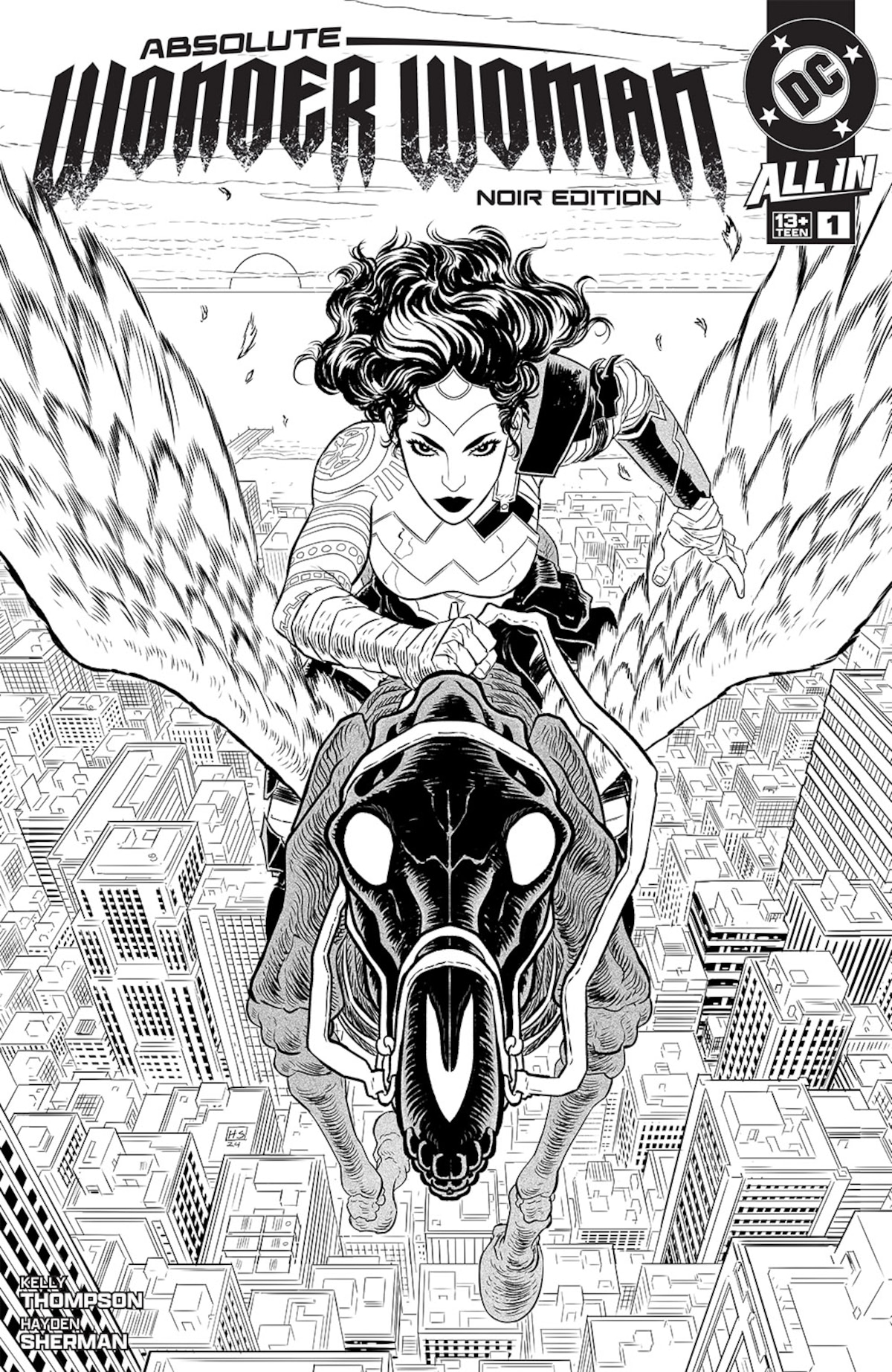 ABSOLUTE WONDER WOMAN NOIR EDITION #1Wit
