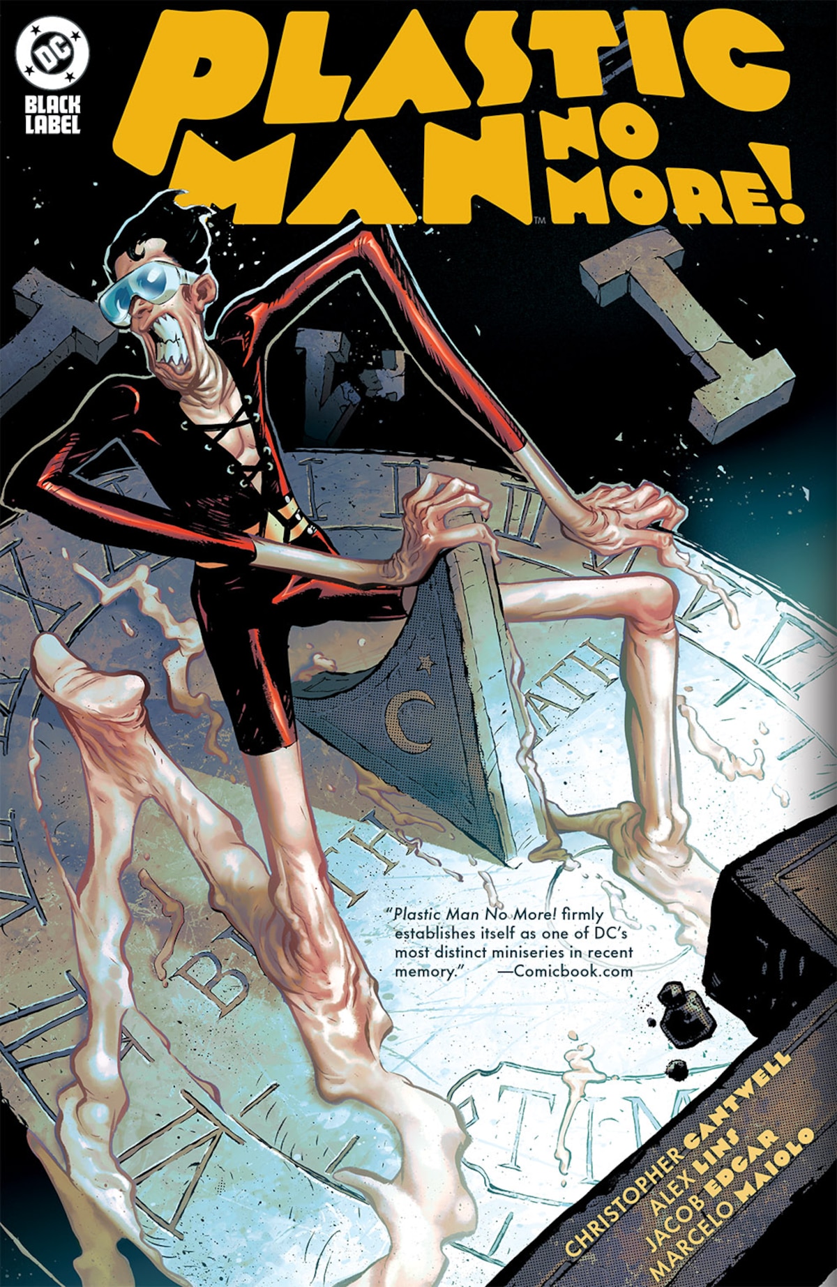 PLASTIC MAN NO MORE!