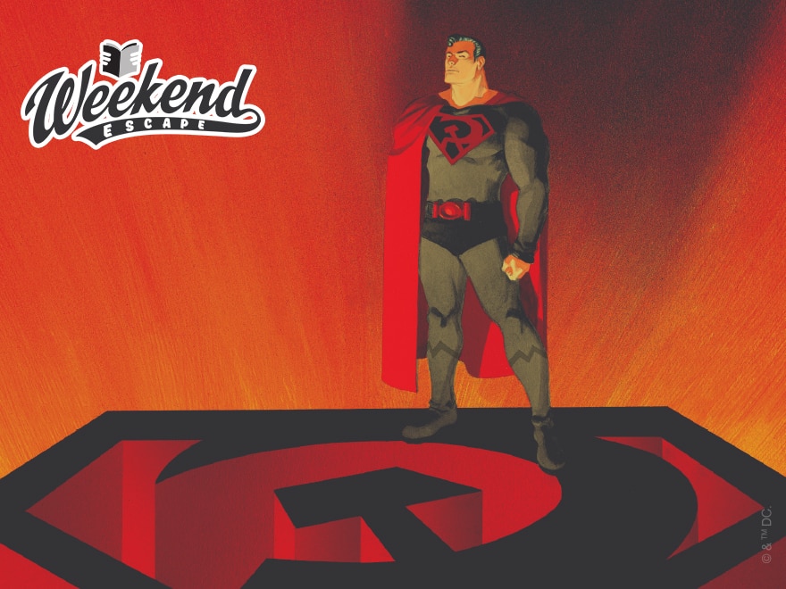 Superman Brandishes the Hammer and Sickle in “Superman: Red Son”