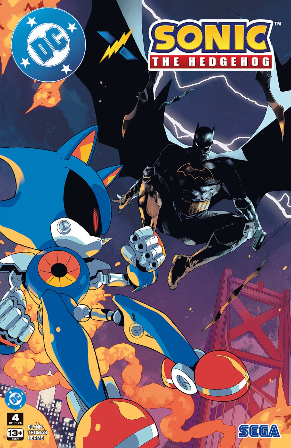 DC X SONIC THE HEDGEHOG (2025-) #4