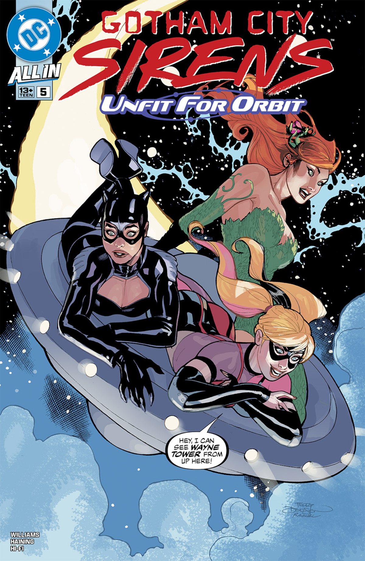 GOTHAM CITY SIRENS: UNFIT FOR ORBIT #5