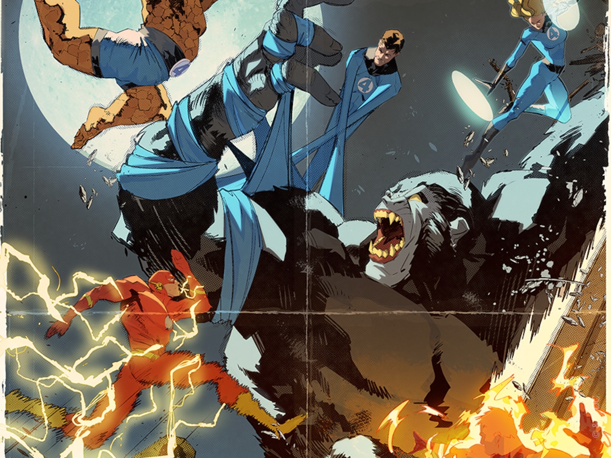 Jeremy Adams Takes The Flash and Fantastic Four on the Run of Their Lives