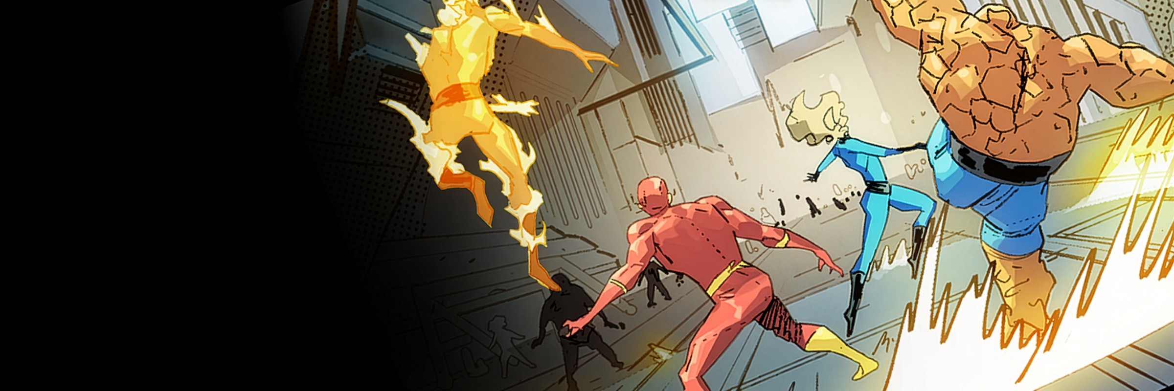 Jeremy Adams Takes The Flash and Fantastic Four on the Run of Their Lives