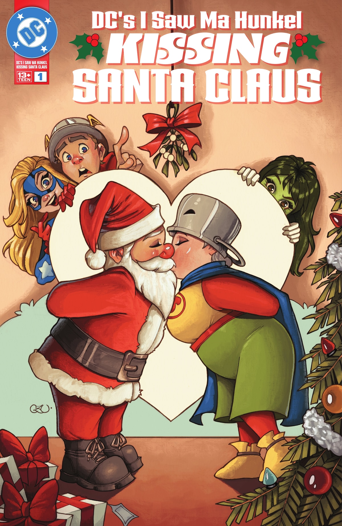 DC'S I SAW MA HUNKEL KISSING SANTA CLAUS