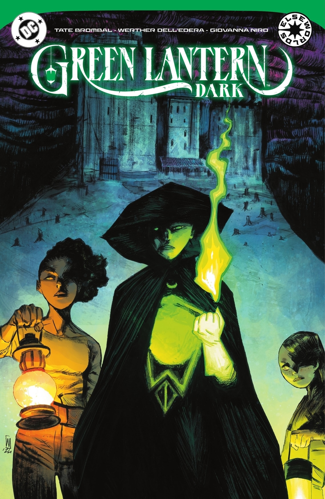 超希少　サイン入り　TOUMA GooN グーン グローインザダーク GREEN LANTERN DARK | DC