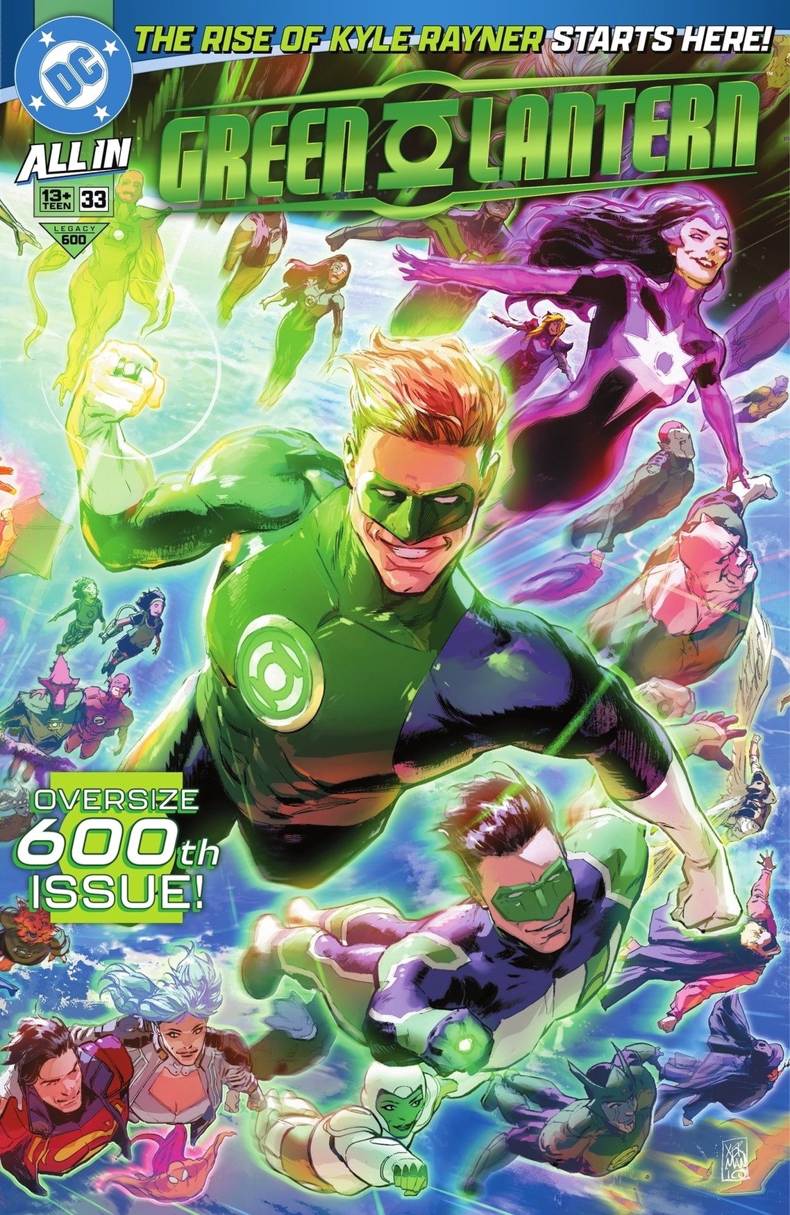 アメコミ原画 GLEEN LANTERN #7 Absolute Green Lantern #7 - Do You Have Kilowog In A Box? - Comic