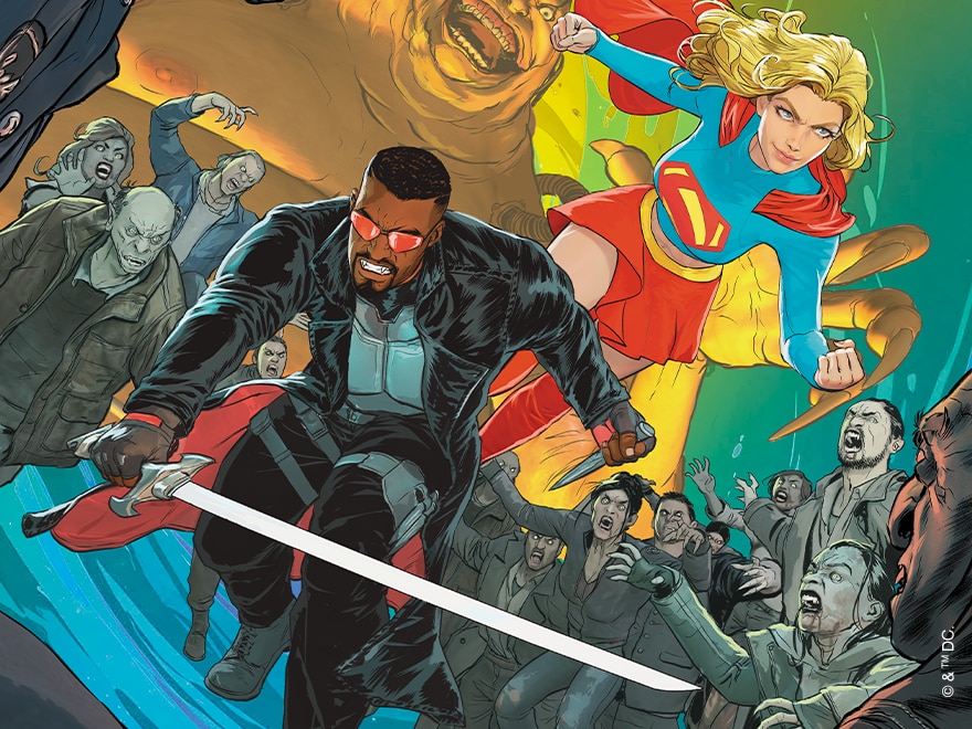 Teaming Up with CRC Payne for “Supergirl/Blade”