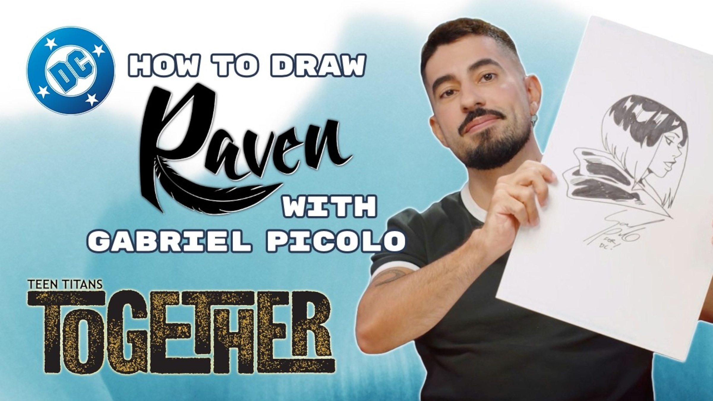 Teen Titans: Together - How to Draw Raven with Gabriel Picolo