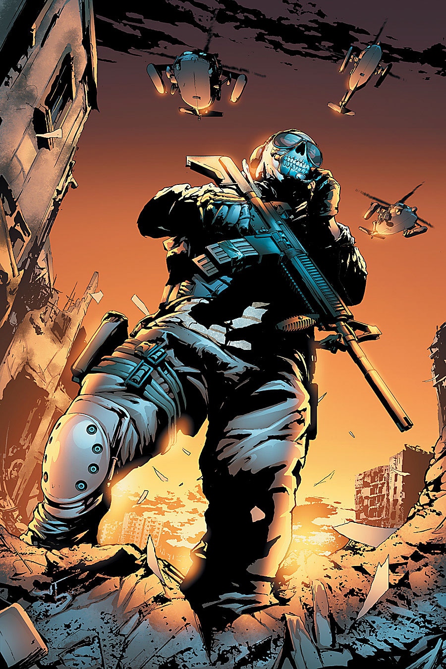 Modern Warfare 2 - Ghost #1 (Variant Cover - video game art) 1:10