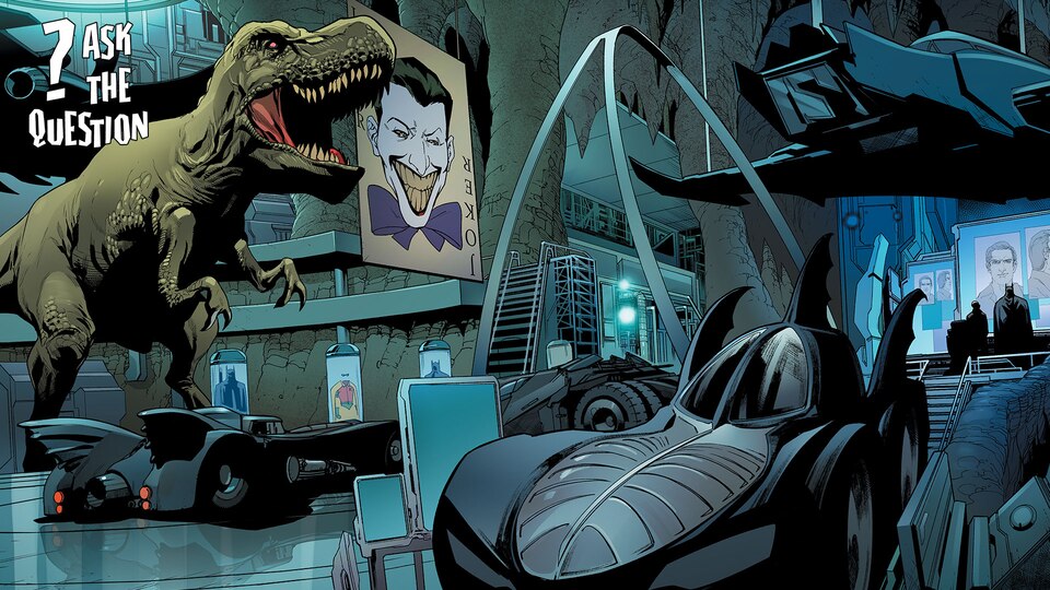 ASK...THE QUESTION: What's Up with the Dinosaur in the Batcave? | DC