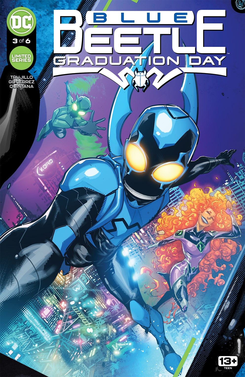 BLUE BEETLE: GRADUATION DAY #2 (VILLALOBOS VARIANT)(2023) COMIC ~ DC Comics