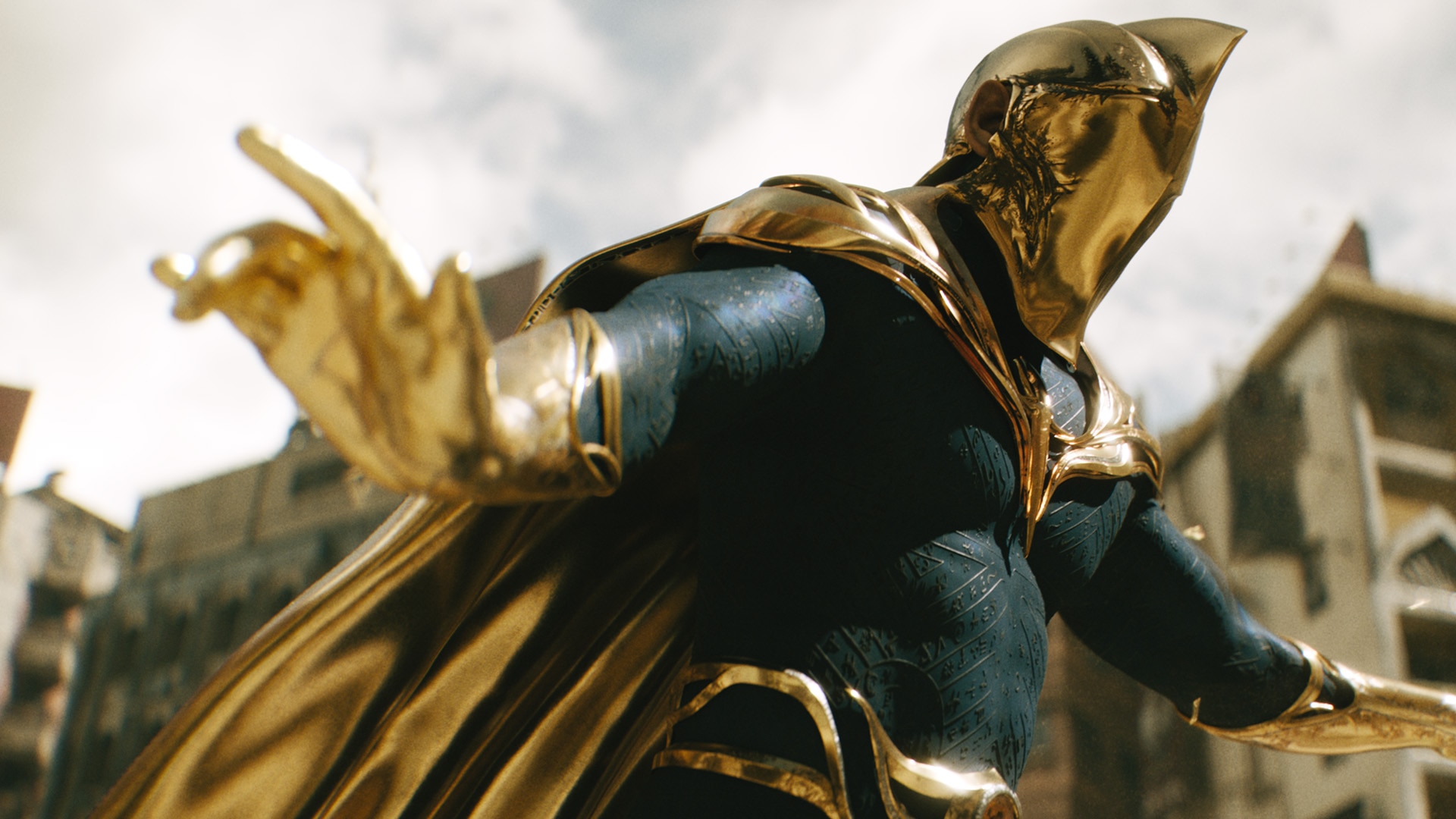 dr fate motorcycle helmet Dr. Inspired Metal Dr Fate Helmet 3D