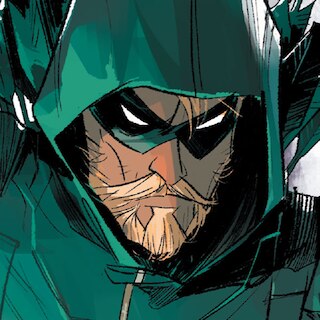 DC Green Arrow Portafoglio Bi-Fold Con Distintivo In Metallo - Portamonete E Porta Carte Per Fan Di Oliver Queen