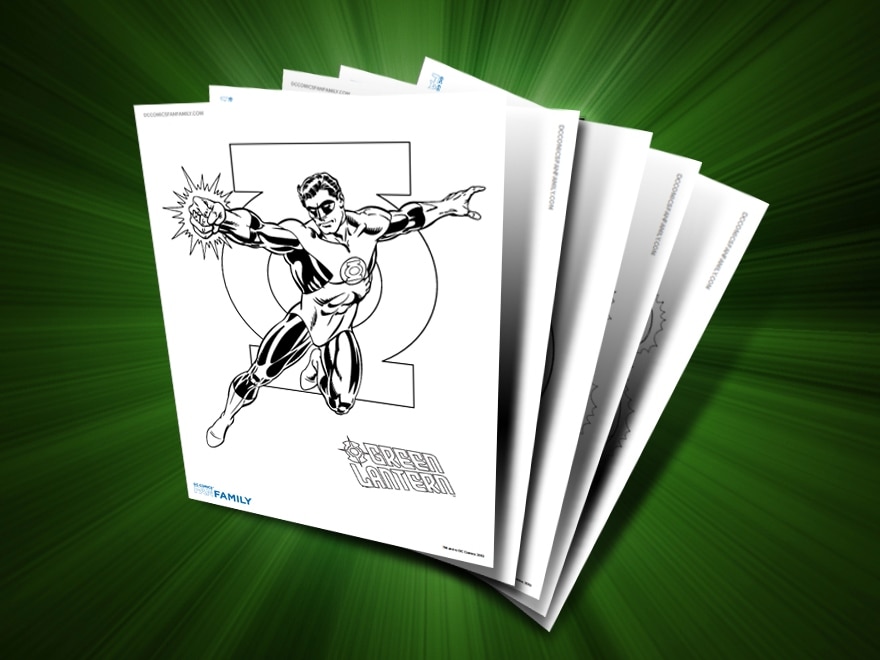 Themed Printables: Green Lantern | DC