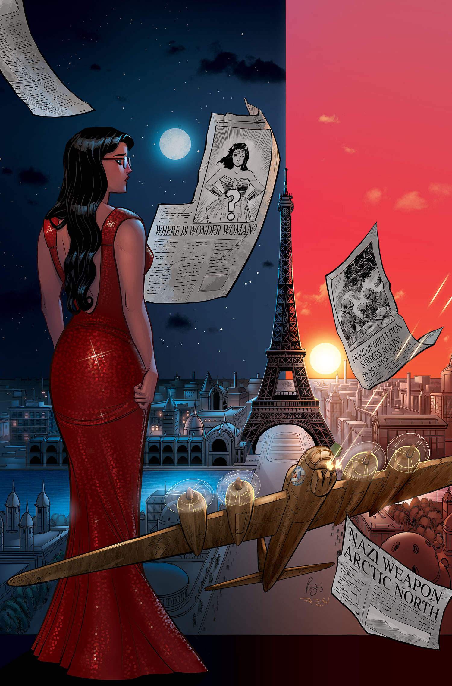 dc comics wonder woman formal dress WONDER WOMAN #1 DAVID NAKAYAMA Trade Dress Variant main image 0