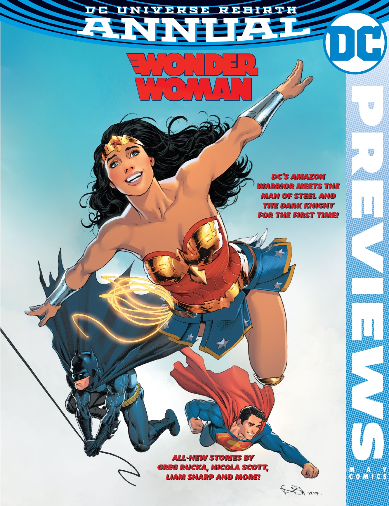 DC COMICS MARCH 2017 PREVIEWS CATALOG DC