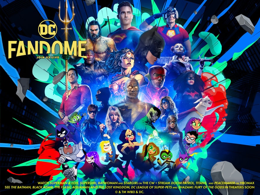 DC FanDome Schedule Includes 'The Batman', 'Black Adam', 'Superman