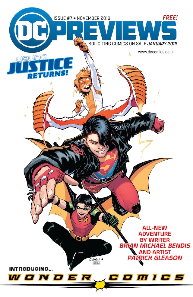 DC COMICS SEPTEMBER 2018 PREVIEWS CATALOG DC