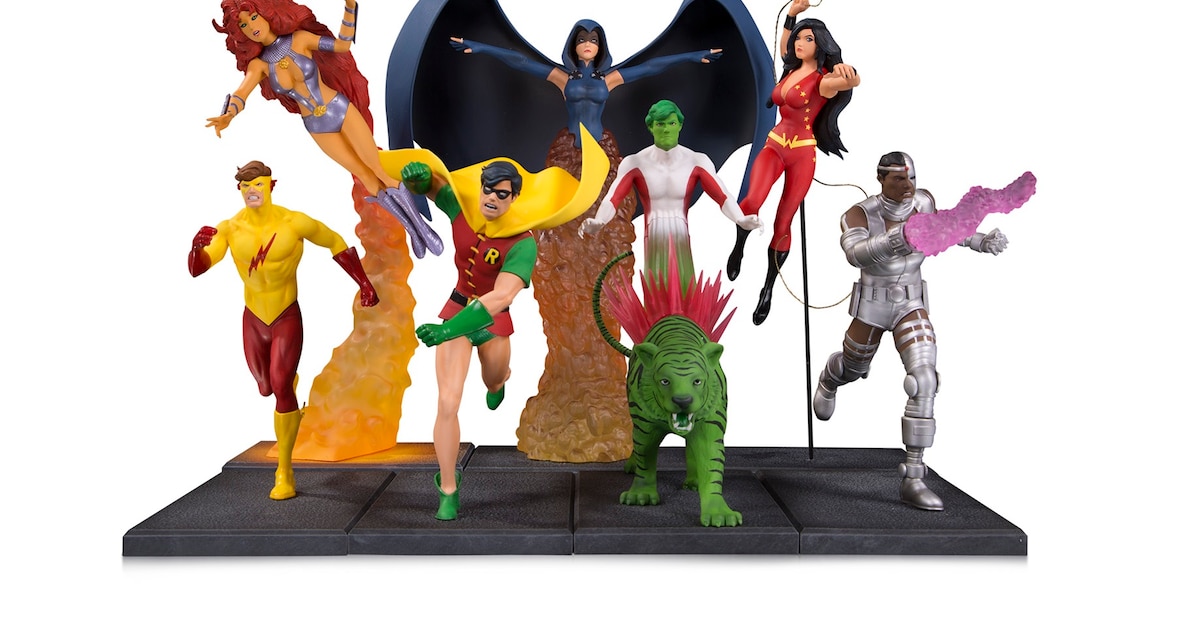 DC Collectibles Brings a Classic Teen Titans Cover to Life