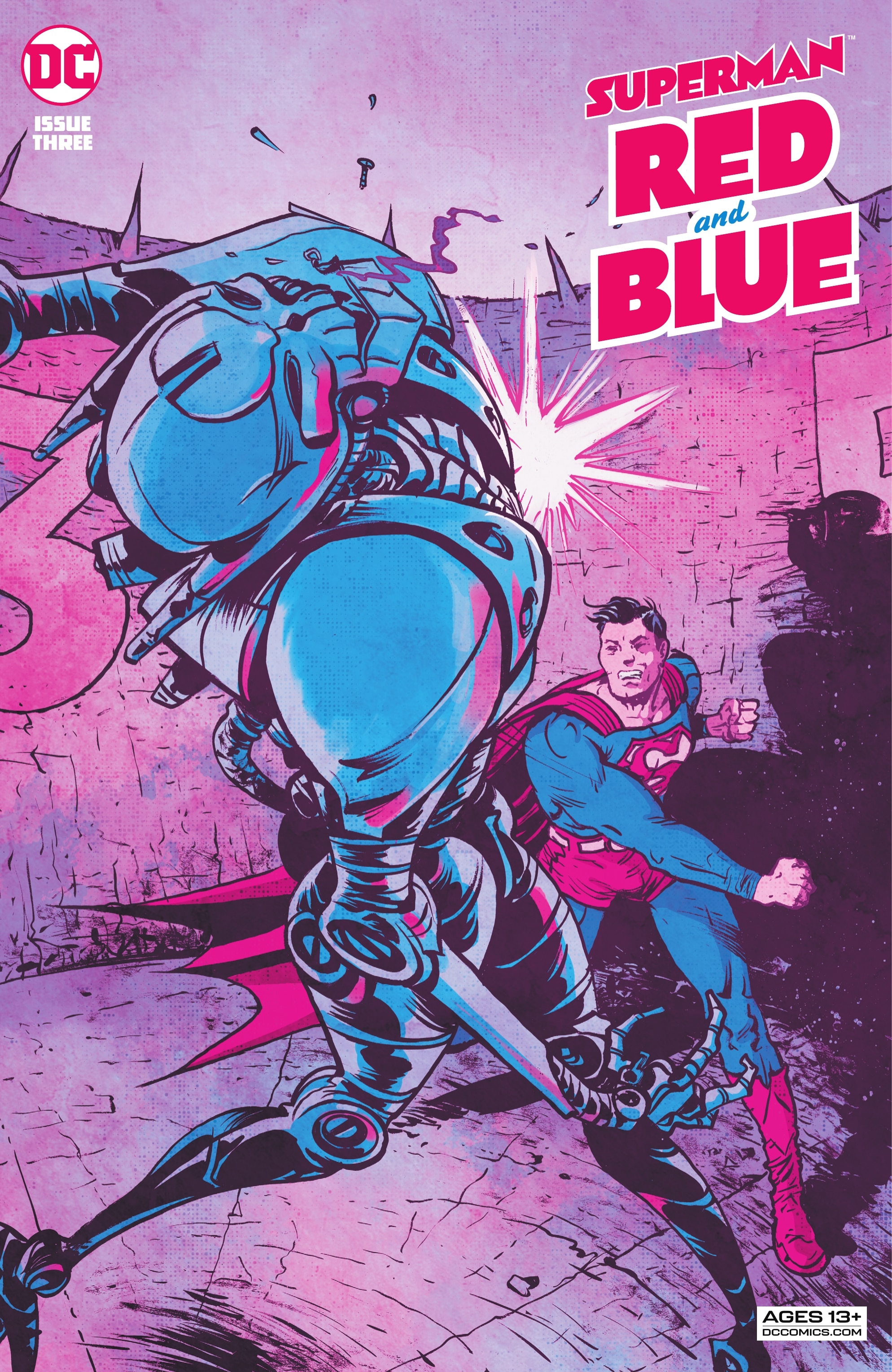 DC revela série antológica Superman: Red & Blue