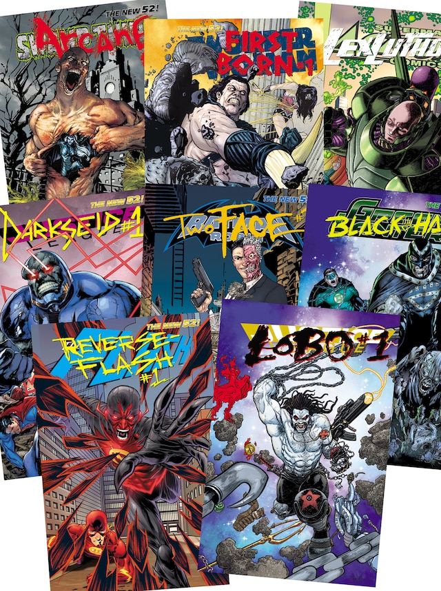 Villains Month 3 D Motion Complete Set Dc Villains Month 3 D Motion Complete Set Dc