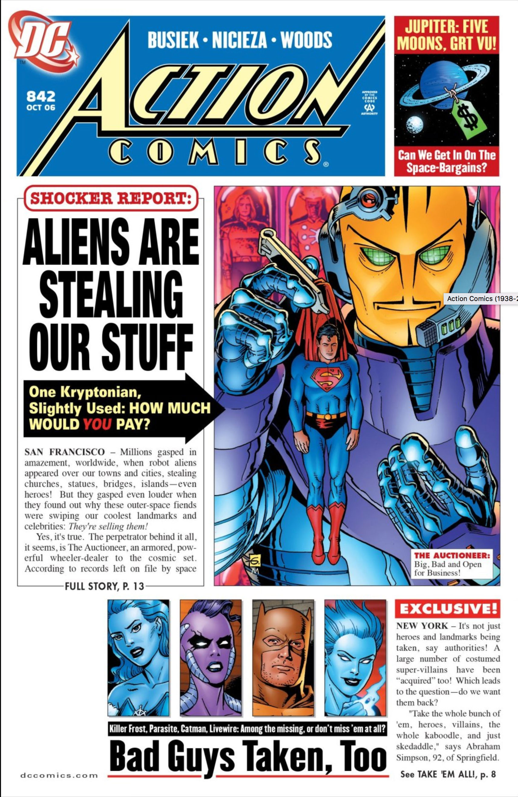 ACTION COMICS #842
