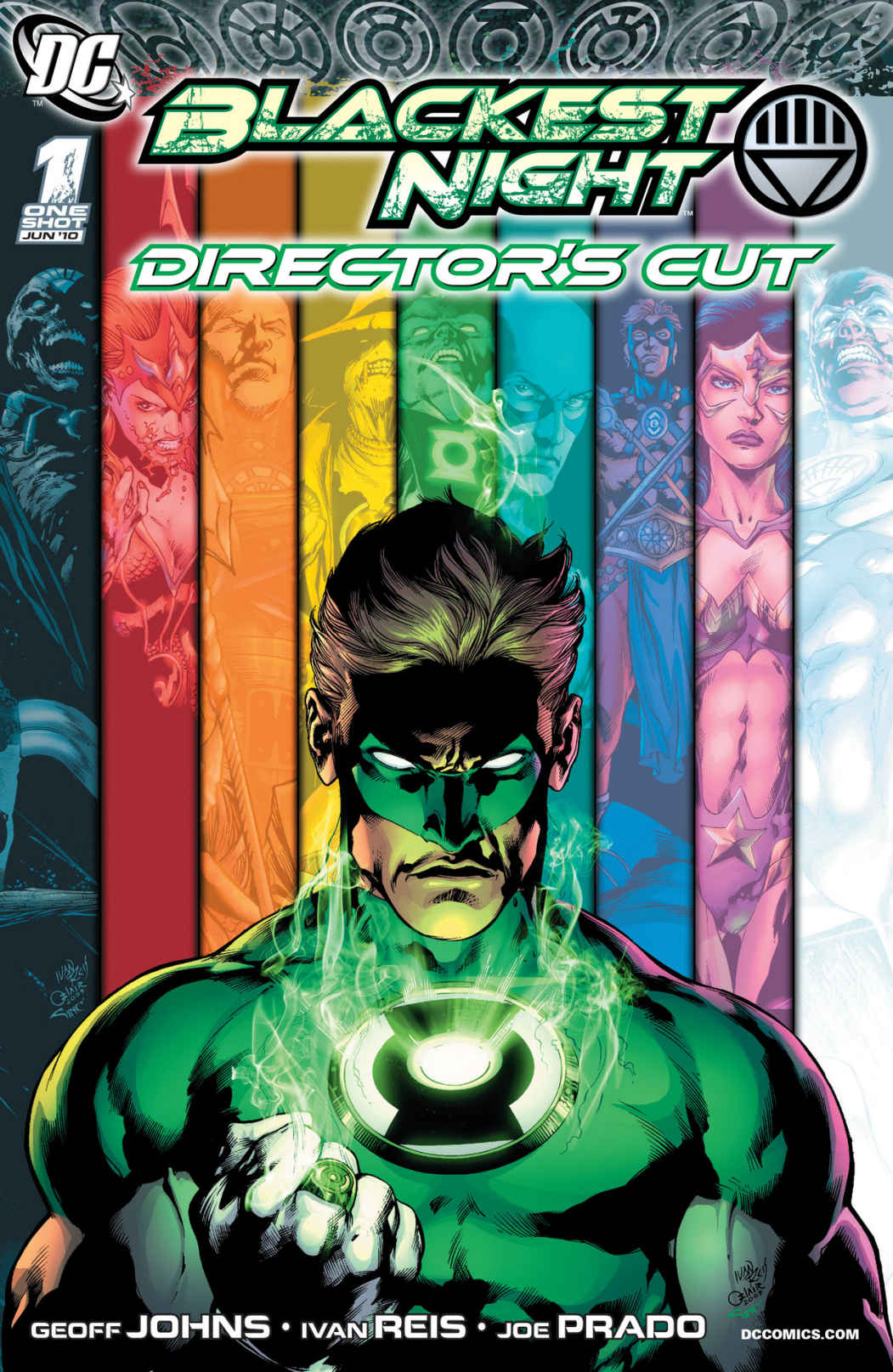 Green Lantern Blackest Night Promo Power Ring Set – White & Black, DC Comics