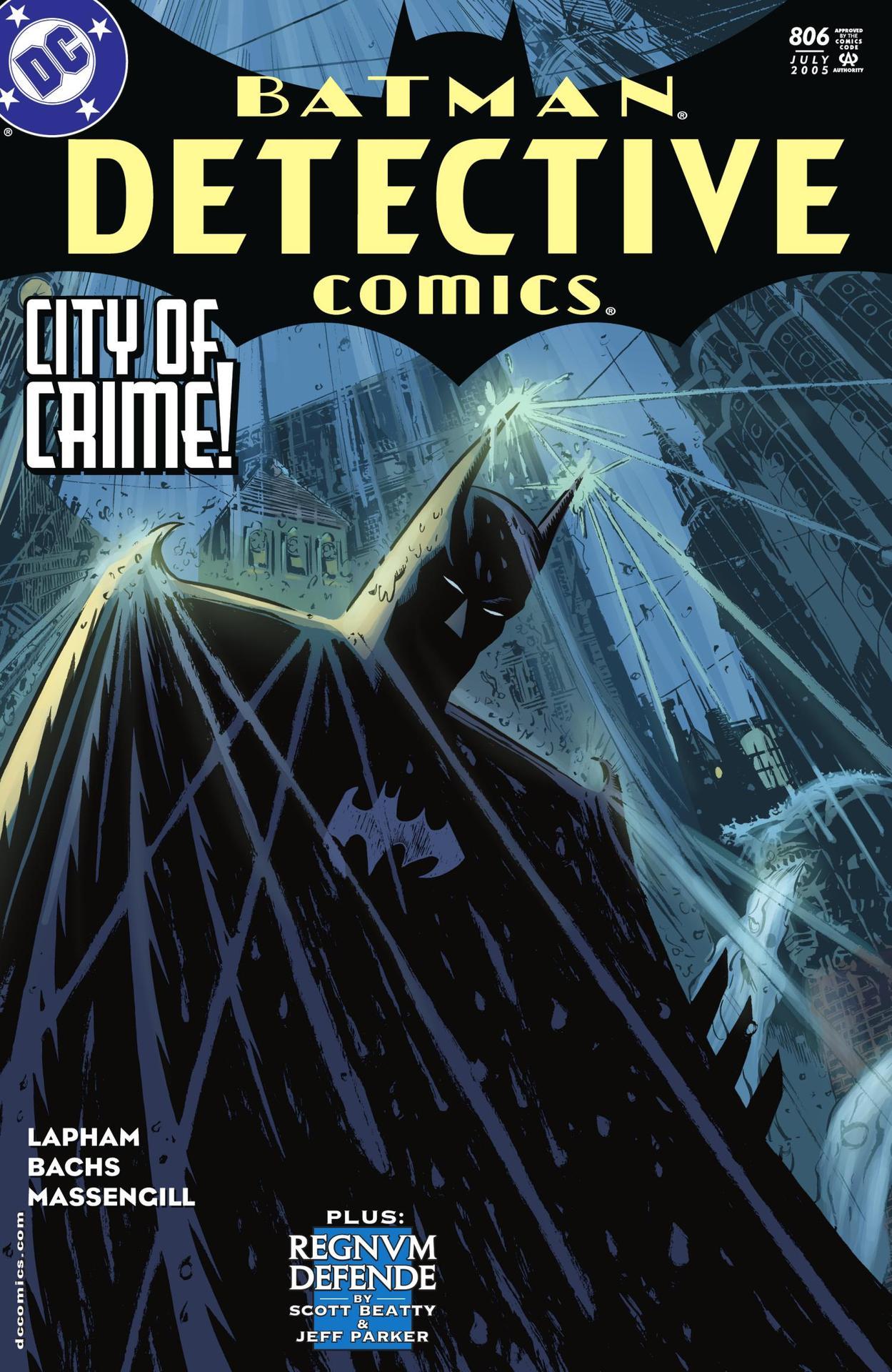 DETECTIVE COMICS #806