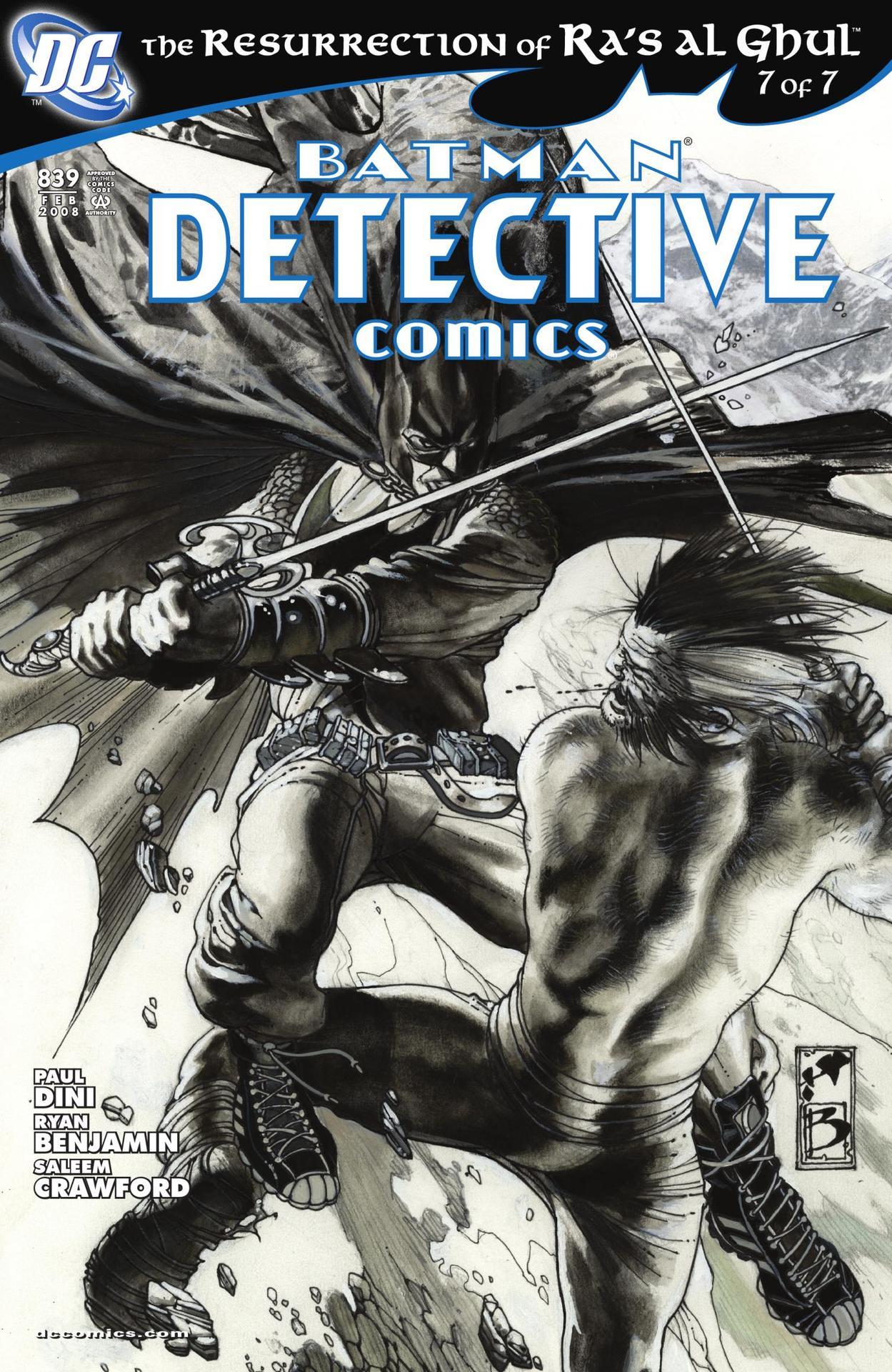 DETECTIVE COMICS #839