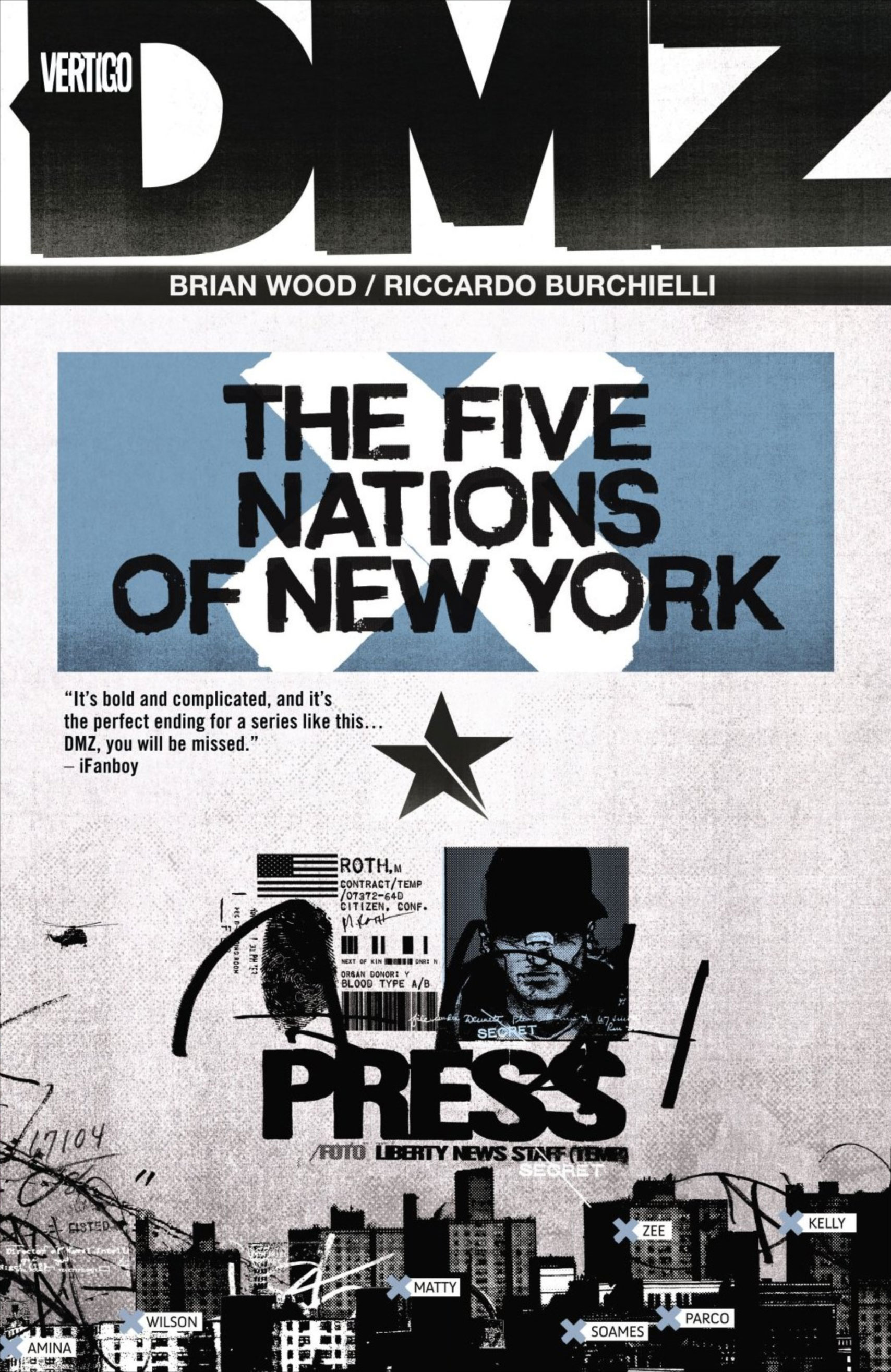 DMZ VOL. 12: THE FIVE NATIONS OF NEW YORK