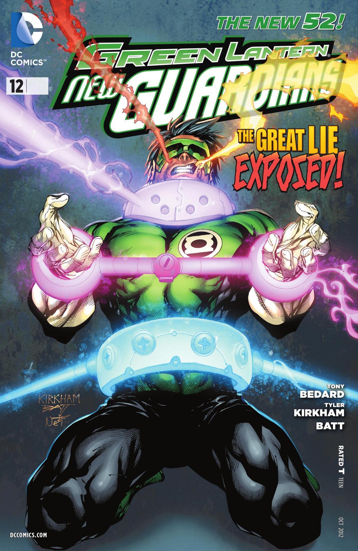 GREEN LANTERN: NEW GUARDIANS #12