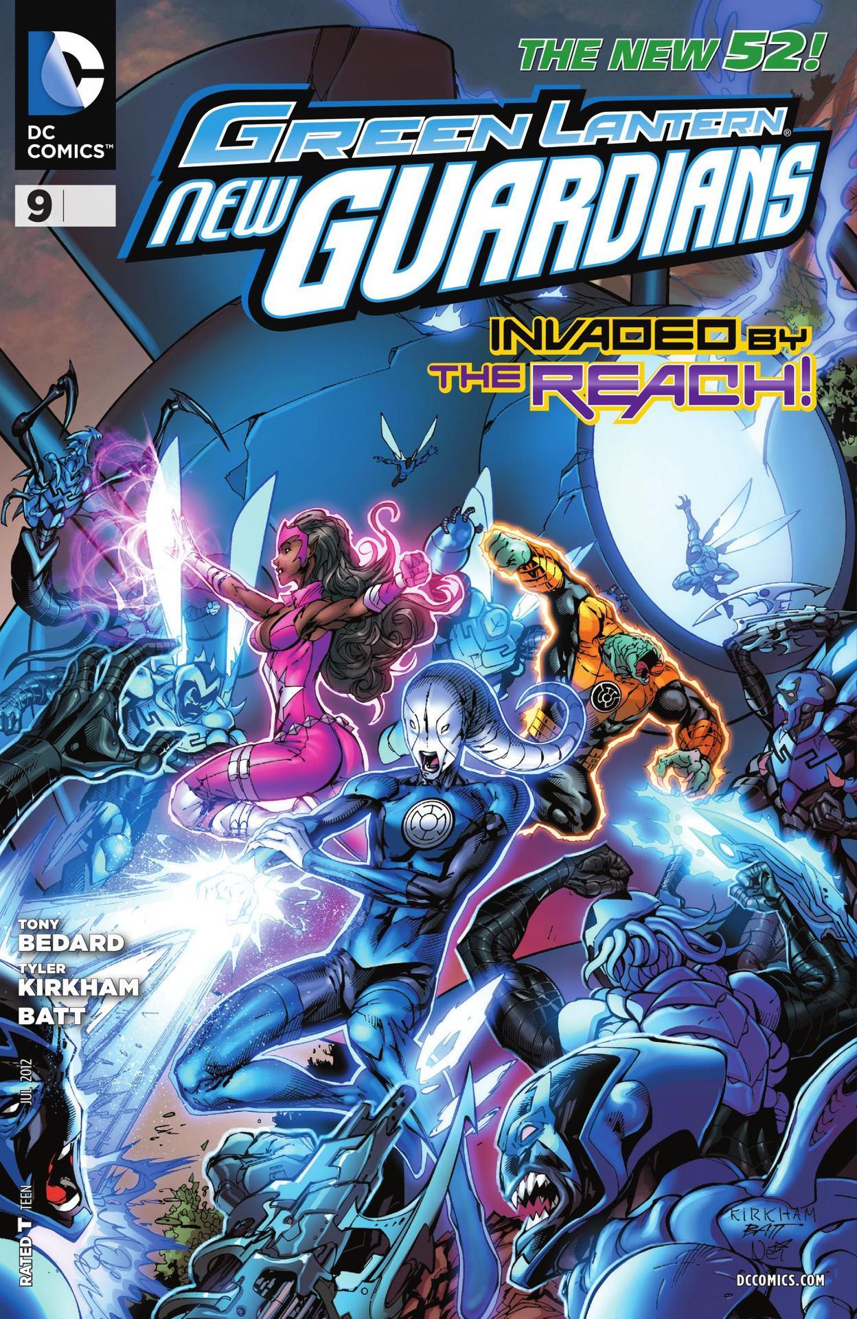 GREEN LANTERN: NEW GUARDIANS #9