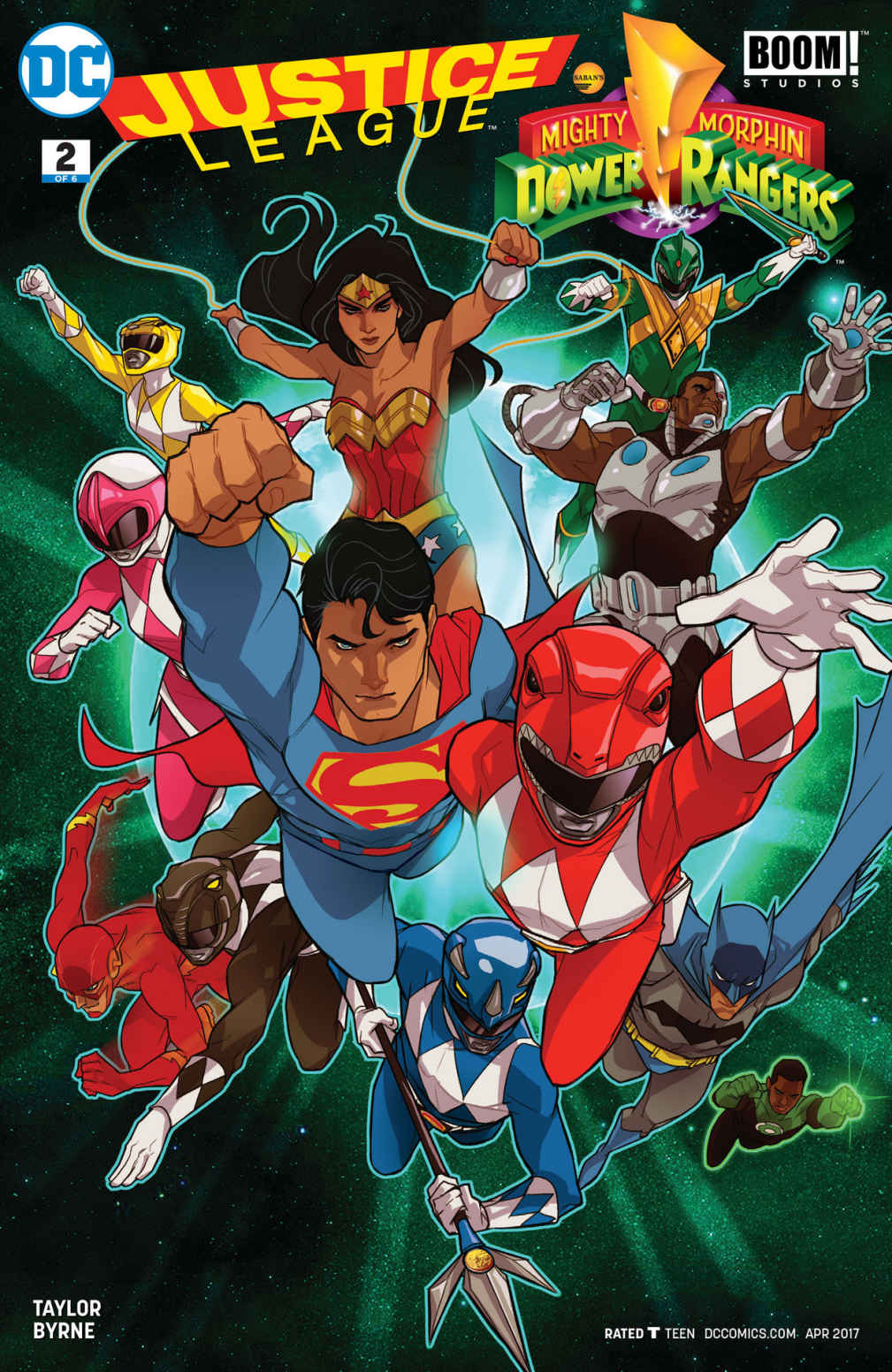 JUSTICE LEAGUE/POWER RANGERS #2