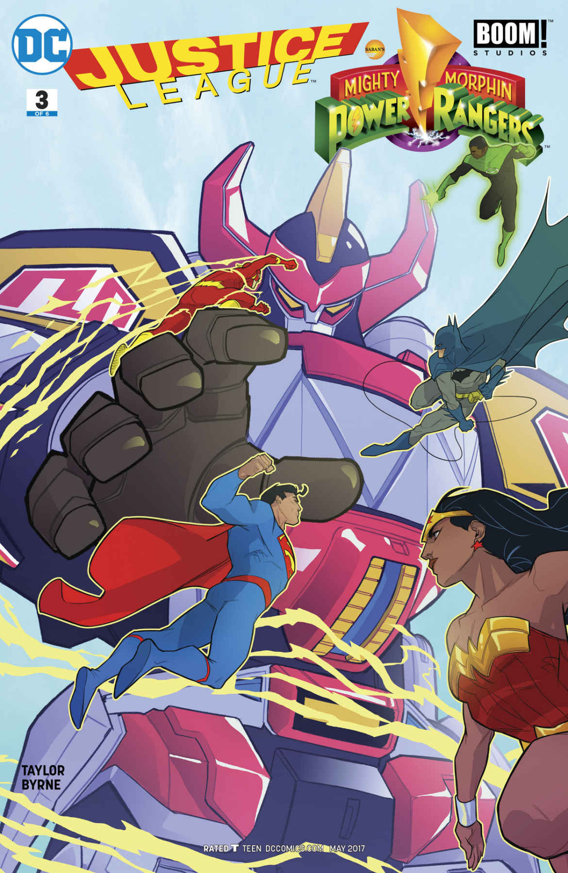 JUSTICE LEAGUE/POWER RANGERS #3
