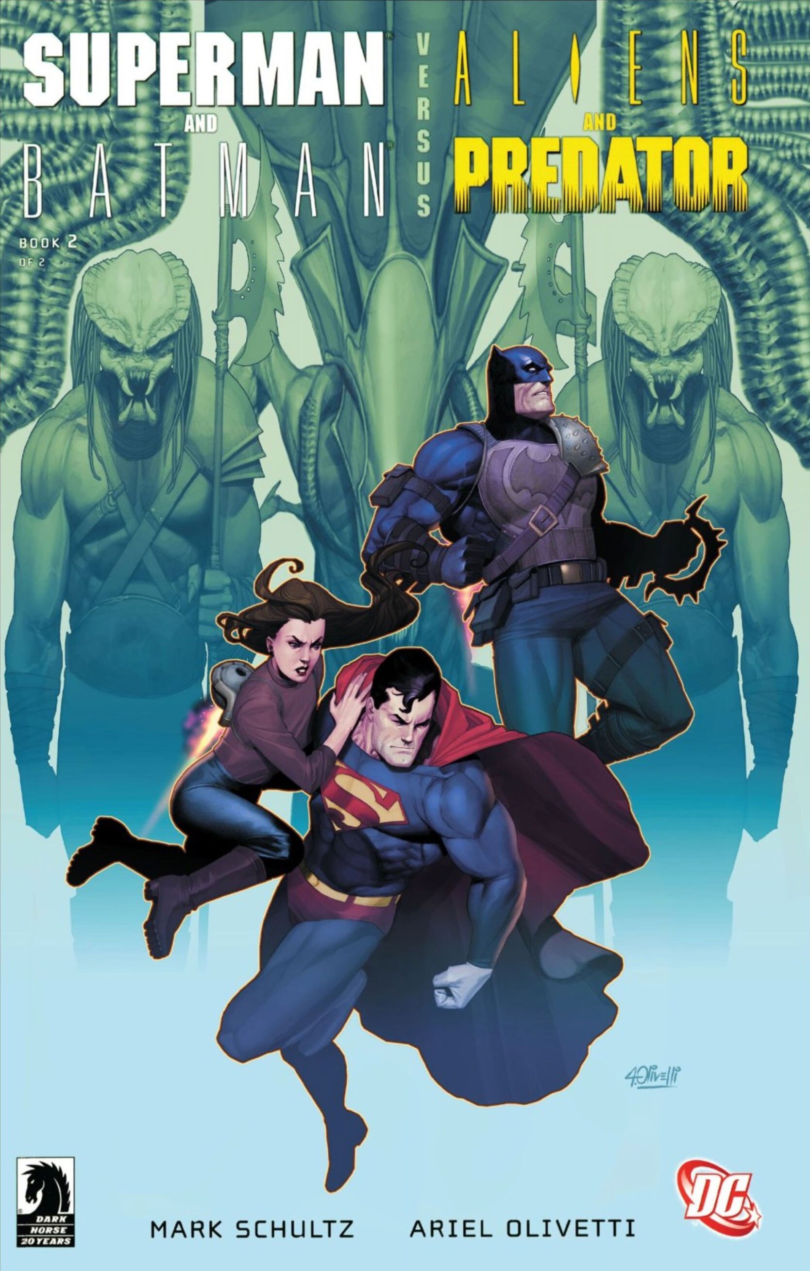 Superman and batman vs alien and predator