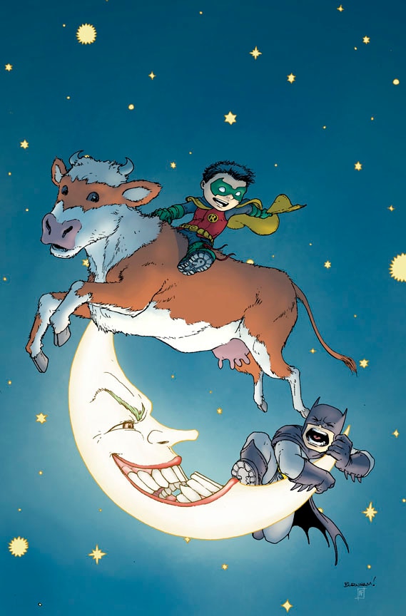 Fan Family Exclusive: Batman: Li'l Gotham Variant Cover. The Batcow (and  Robin) jumped over the moon. | DC