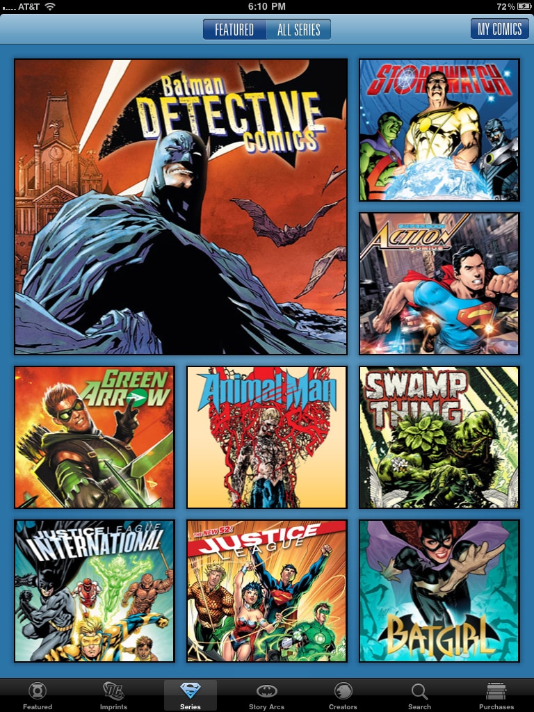 arsenal Kamp marked New Features Added to DC Comics App | DC