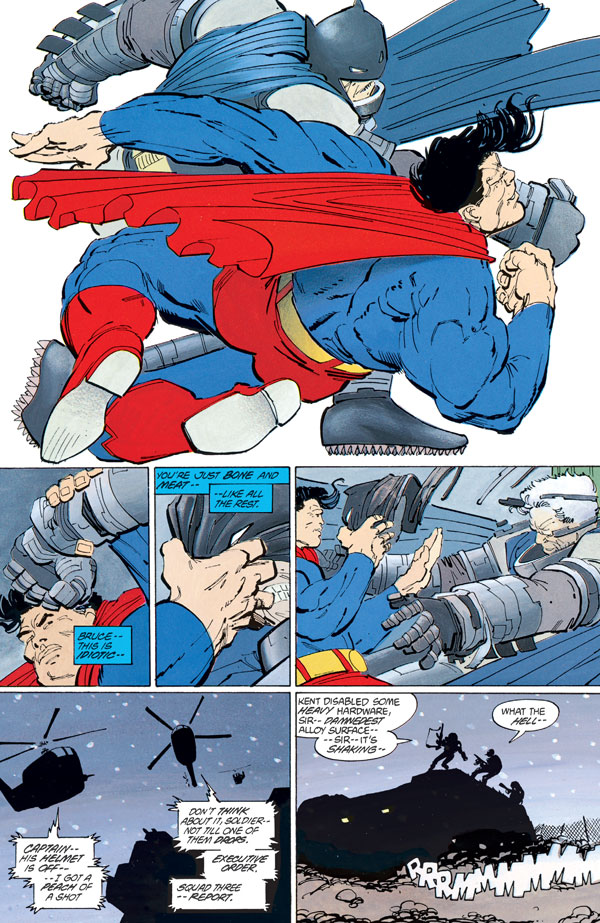 batman and superman fight